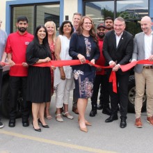 Community Safety team with Mayor - URBA team launch